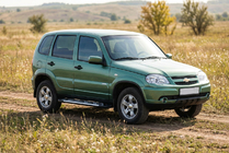 Chevrolet Niva 1998-2020 Pedane Laterali Sunrise (2 pz, Alluminio) foto 1
