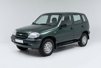 Chevrolet Niva 1998-2020 Pedane Laterali Bosphore Grey (2 pz, Alluminio) foto 1