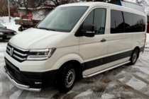 Volkswagen Crafter 2016- Protezione Anteriore ST085 Acciaio Inox foto 4