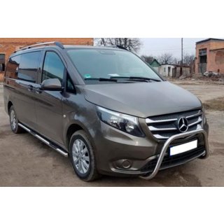 Protezione Anteriore WT006 (Acciaio Inox) Mercedes Vito/V-class W447 2014- foto 1