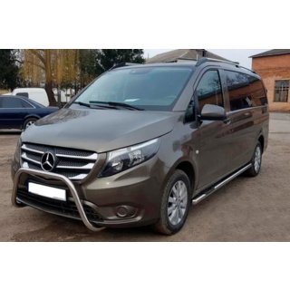 Protezione Anteriore WT006 (Acciaio Inox) Mercedes Vito/V-class W447 2014- foto 2