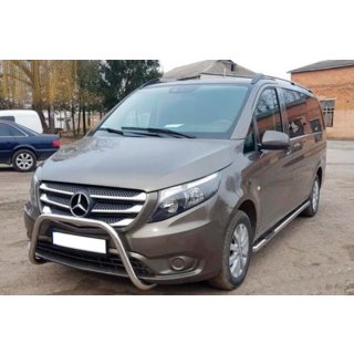 Protezione Anteriore WT006 (Acciaio Inox) Mercedes Vito/V-class W447 2014- foto 3