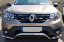 Dacia Duster 2018-2024 Protezione Anteriore WT008 (Acciaio Inox) foto 4