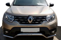 Renault Duster 2018-2024 Protezione Anteriore WT008 (Acciaio Inox) foto 1