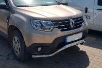 Renault Duster 2018-2024 Protezione Anteriore WT008 (Acciaio Inox) foto 2