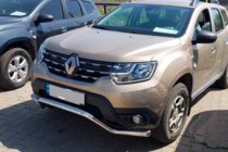 Renault Duster 2018-2024 Protezione Anteriore WT008 (Acciaio Inox) foto 7