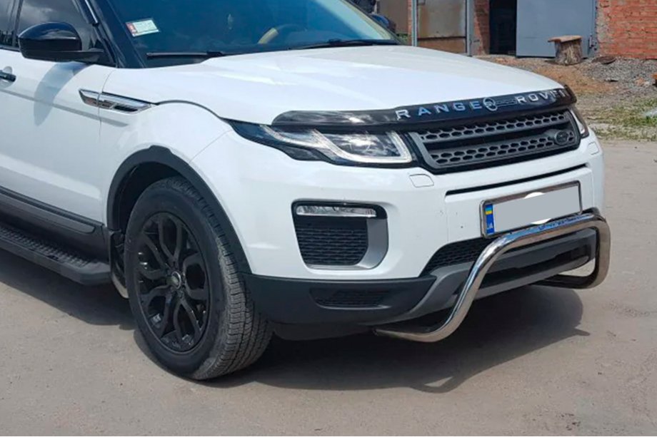 Range Rover Evoque 2012-2018 Paraurti Anteriore WT005 (Acciaio Inox) Foto 3