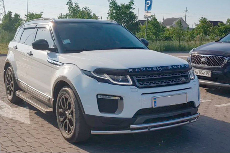 Range Rover Evoque 2012-2018 Protezione anteriore ST014-1 (acciaio inox) Foto 2