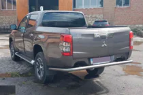 Fiat Fullback 2016- Protezione Posteriore AK005 (Acciaio Inox) foto 2