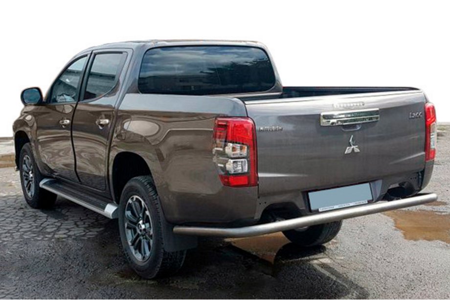Mitsubishi L200 2015-2024 Protezione Posteriore AK005 (Acciaio Inox) Foto 1