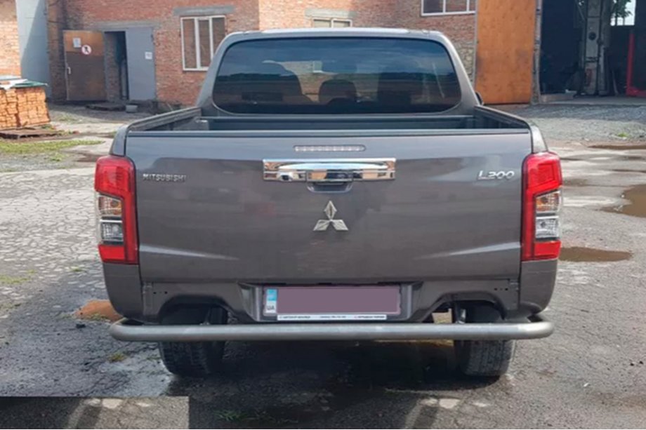 Mitsubishi L200 2015-2024 Protezione Posteriore AK005 (Acciaio Inox) Foto 3