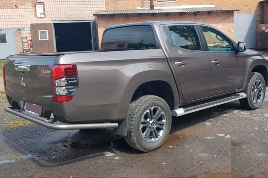 Mitsubishi L200 2015-2024 Protezione Posteriore AK005 (Acciaio Inox) Foto 4