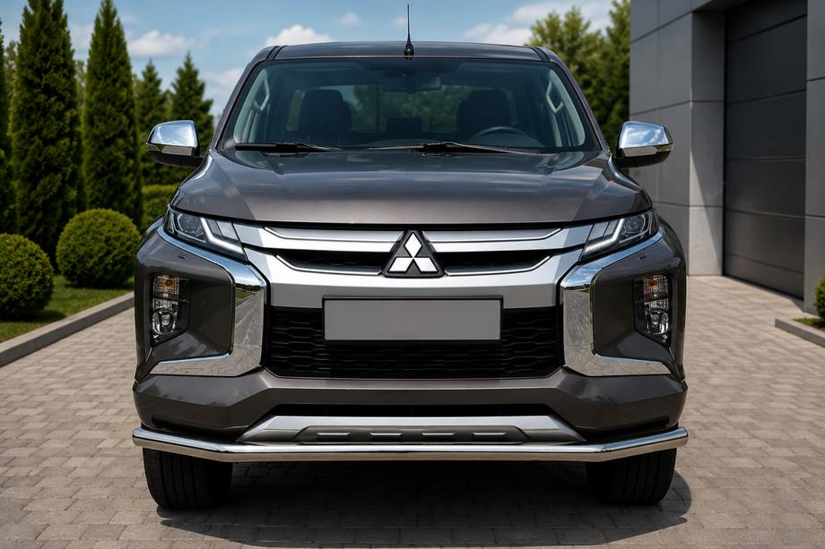 Fiat Fullback 2016- Protezione Anteriore ST008 (Acciaio Inox) Image