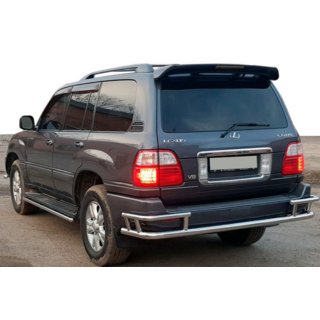 Protezione Posteriore AK009-15 (Acciaio Inox) Lexus LX470 1998-2007 foto 1