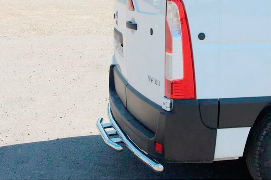 Renault Master 2011-2023 Barra Posteriore AK008 (Acciaio Inox) Image