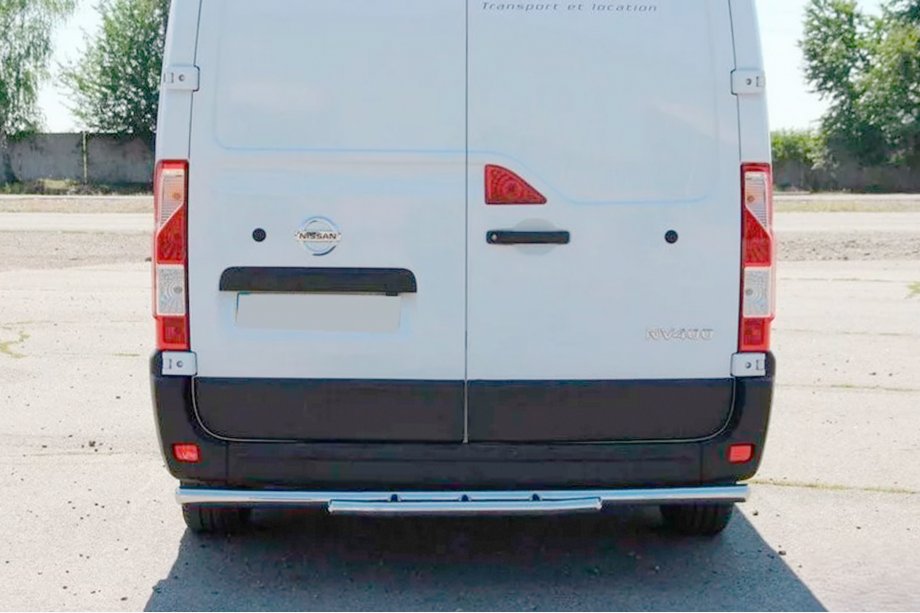 Nissan NV400 2010-2024 Barra Posteriore AK008 (Acciaio Inox) Foto 3