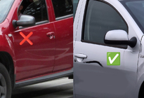 Dacia Duster 2008-2018 Coperture Specchietti Versione 1 (2 pz, Acciaio Inox) foto 5