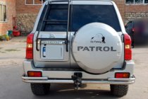 Nissan Patrol Y61 1997-2011 Barra Posteriore AK005-3 (Acciaio Inox) foto 3