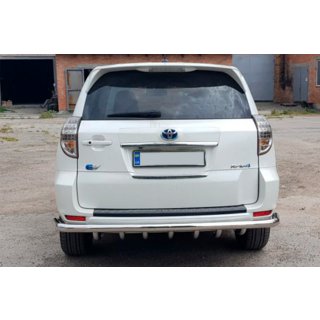 Barra di protezione posteriore AK005-15 (solo per EV, 2 pz., acciaio inox) Toyota Rav 4 2006-2013 foto 4