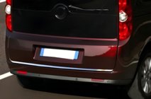 Opel Combo 2012-2018 Modanatura Bordo Cofano Bagagliaio Acciaio Inox foto 2