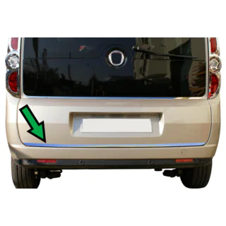 Modanatura Bordo Cofano Bagagliaio Acciaio Inox foto 4