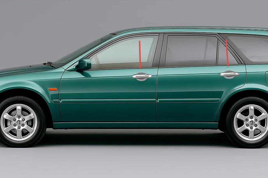 Honda Accord V 1997-2002 Vaschette maniglie porta (4 pz, plastica) Image