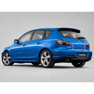Modanatura bagagliaio HB acciaio inox Mazda 3 2003-2009 foto 1
