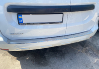 Renault Dokker 2013-2022 Protezione Paraurti Posteriore Carmos Acciaio Inox foto 1