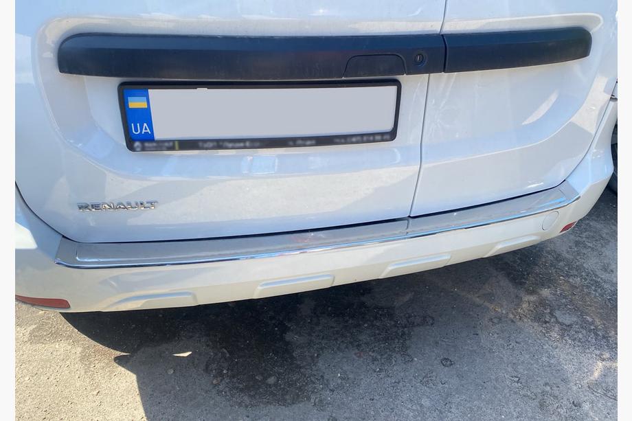 Renault Dokker 2013-2022 Protezione Paraurti Posteriore Carmos Acciaio Inox Image