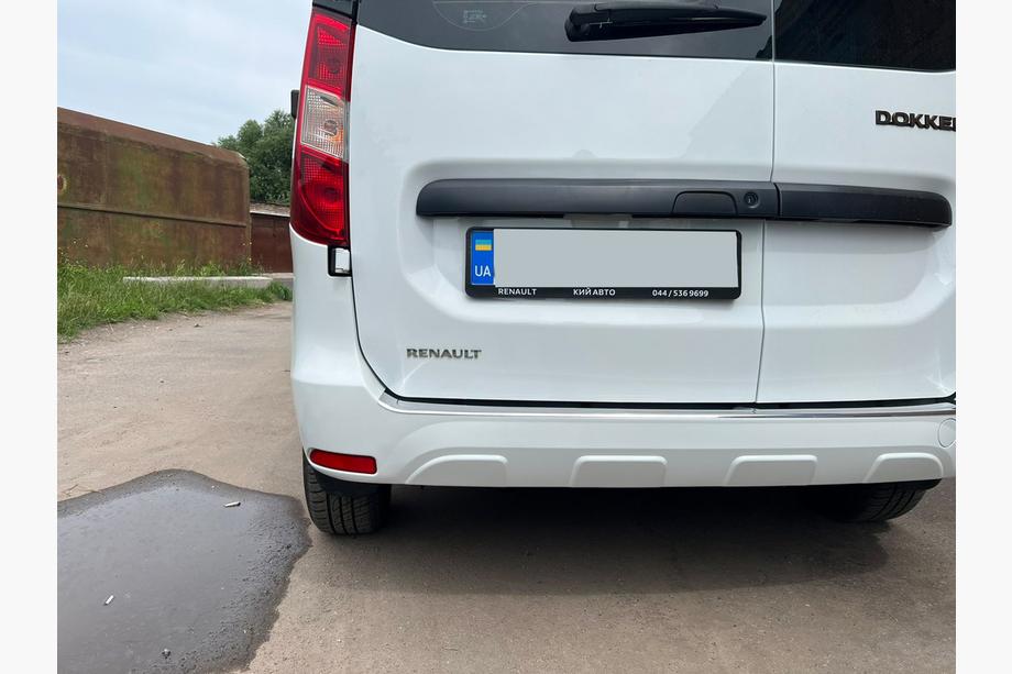 Dacia Dokker 2013-2022 Protezione Paraurti Posteriore Carmos Acciaio Inox Foto 3