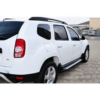 Pedane Laterali Tipo X5 (2 pz, Profilo in Alluminio) Dacia Duster 2008-2018 foto 1