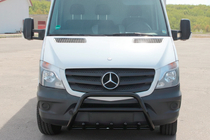 Mercedes Sprinter W906 2006–2018 Parabullbar WT003 (nero) foto 2