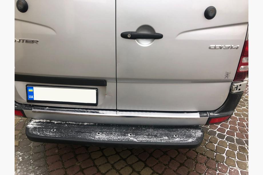 Mercedes Sprinter W906 2006–2018 Protezione paraurti posteriore (Carmos V1, acciaio inox) Foto 3