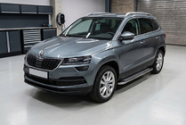 Skoda Karoq 2018- Pedane Laterali Maydos V2 (2 pz, Alluminio e Acciaio Inox) foto 1