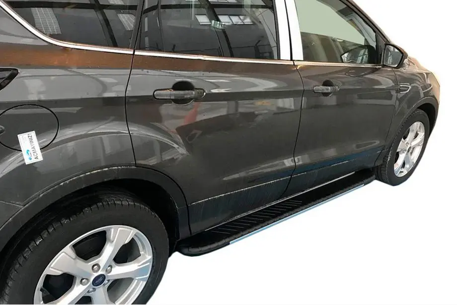Skoda Karoq 2018- Pedane laterali Bosphorus Grey (2 pz, alluminio) Image