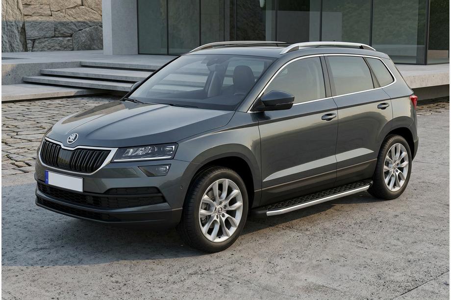 Skoda Karoq 2018- Pedane Laterali BlackLine (2 pz, Alluminio) Image