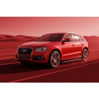 Pedane Laterali Maya Red (2 pz, Alluminio) Audi Q5 2008-2017 foto 1