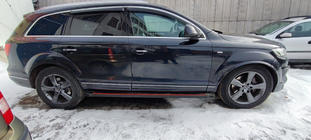 Audi Q7 2005-2015 Pedane Laterali Maya Red (2 pz, Alluminio) foto 3