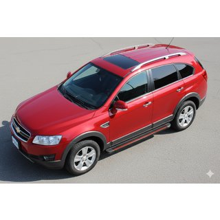 Pedane Laterali Maya Red (2 pz, Alluminio) Chevrolet Captiva 2006-2019 foto 1