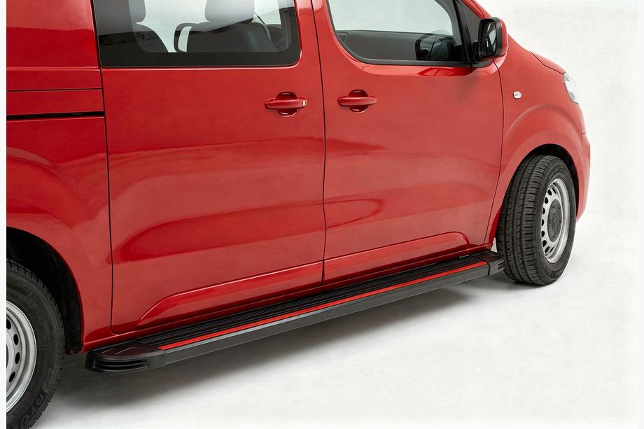 Citroen Jumpy/Dispatch 2017- Pedane Laterali Maya Red (2 pz, Alluminio) Image