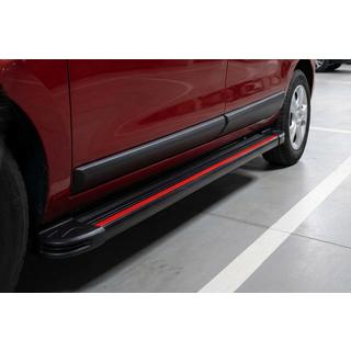 Pedane Laterali Maya Red (2 pz, Alluminio) Dacia Dokker 2013-2022 foto 1