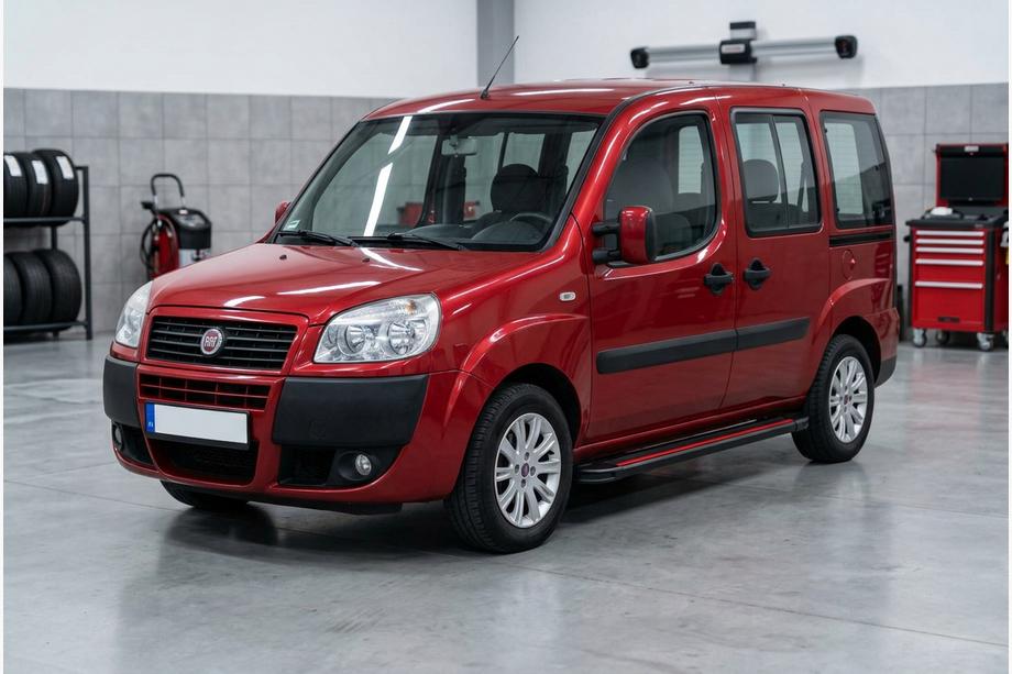 Fiat Doblo I 2005-2010 Pedane Laterali Maya Red (2 pz, Alluminio) Image