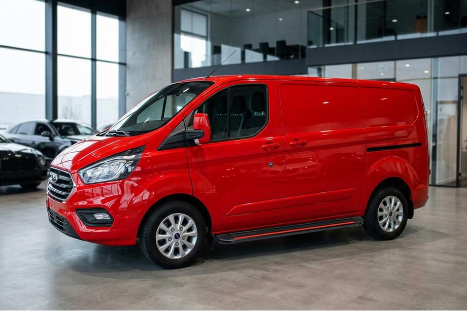Ford Custom 2013-2022 Pedane Laterali Maya Red (2 pz, Alluminio) Image
