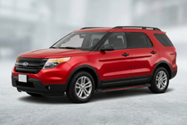 Ford Explorer 2011-2019 Pedane Laterali Maya Red (2 pz, Alluminio) foto 1