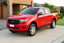 Ford Ranger 2011–2022 Pedane Laterali Maya Red (2 pz, Alluminio) foto 1