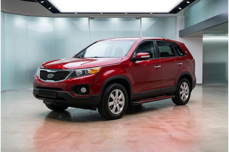 Kia Sorento II XM 2009-2014 Pedane Laterali Maya Red (2 pz, Alluminio) 2013-2016 Image