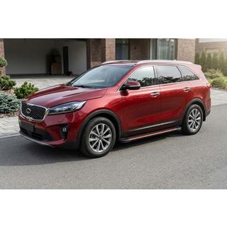 Pedane Laterali Maya Red (2 pz, Alluminio) Kia Sorento III UM 2014-2020 foto 1