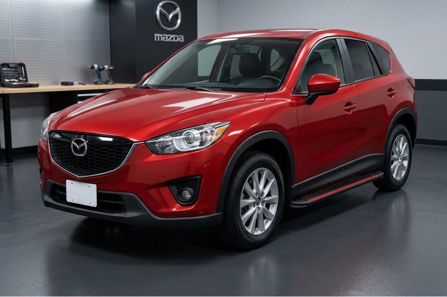 Mazda CX-5 2012-2017 Pedane Laterali Maya Red (2 pz, Alluminio) Image