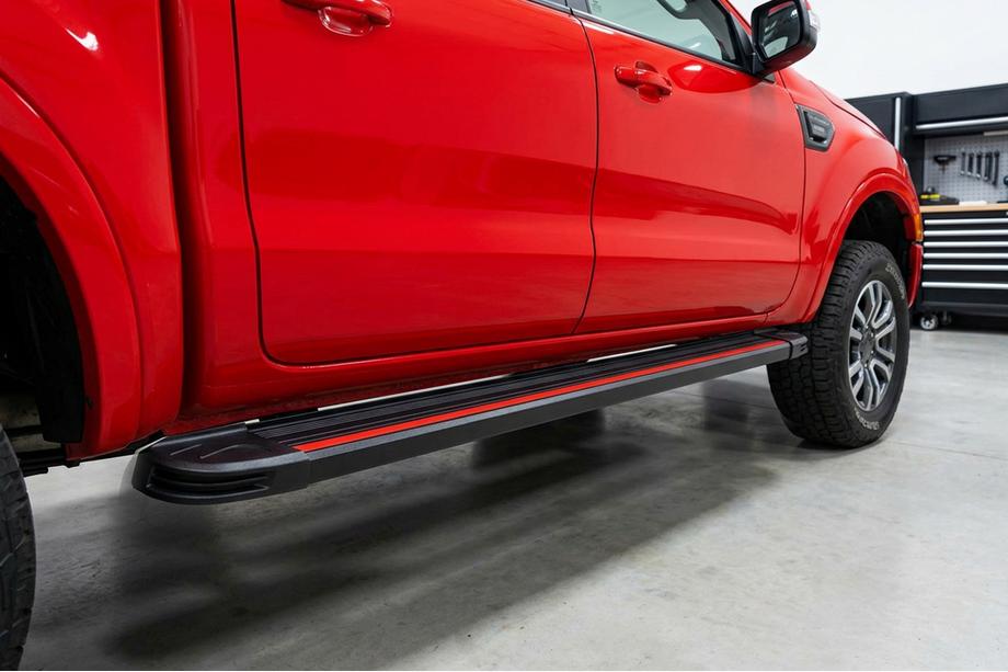 Mazda BT-50 2007-2012 Pedane Laterali Maya Red (2 pz, Alluminio) Image