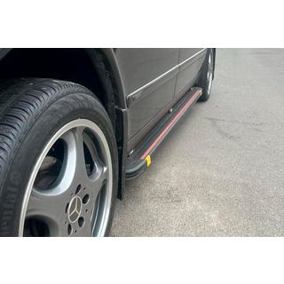 Pedane Laterali Maya Red (2 pz, Alluminio) Mercedes Vito W638 1996-2003 foto 2
